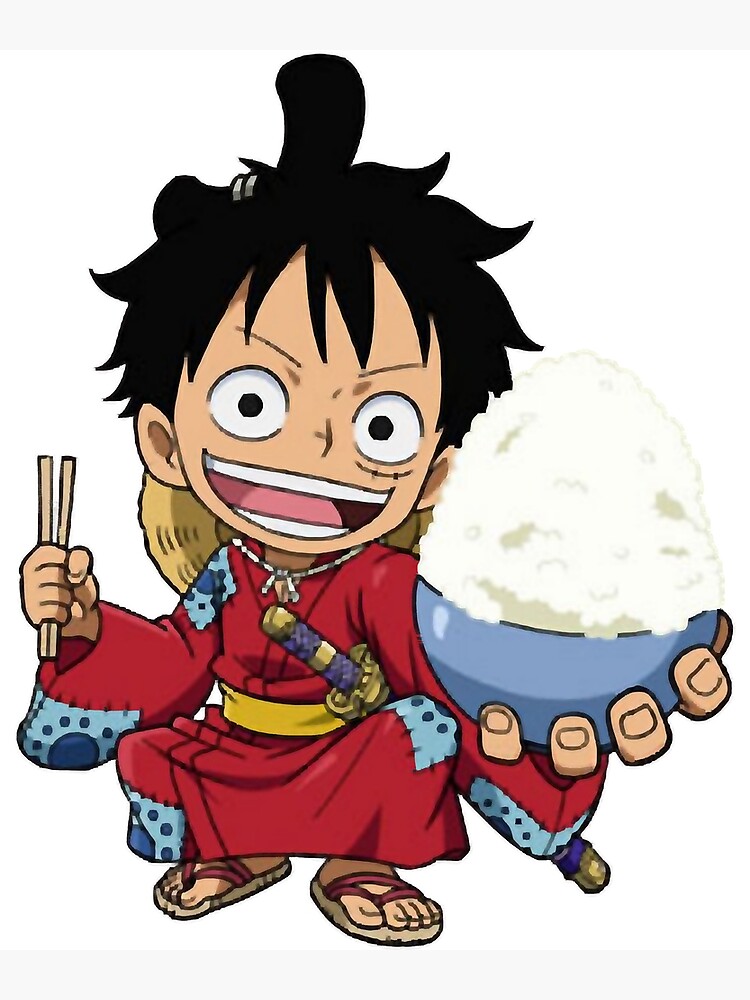 Chibi Wano Luffy | Greeting Card