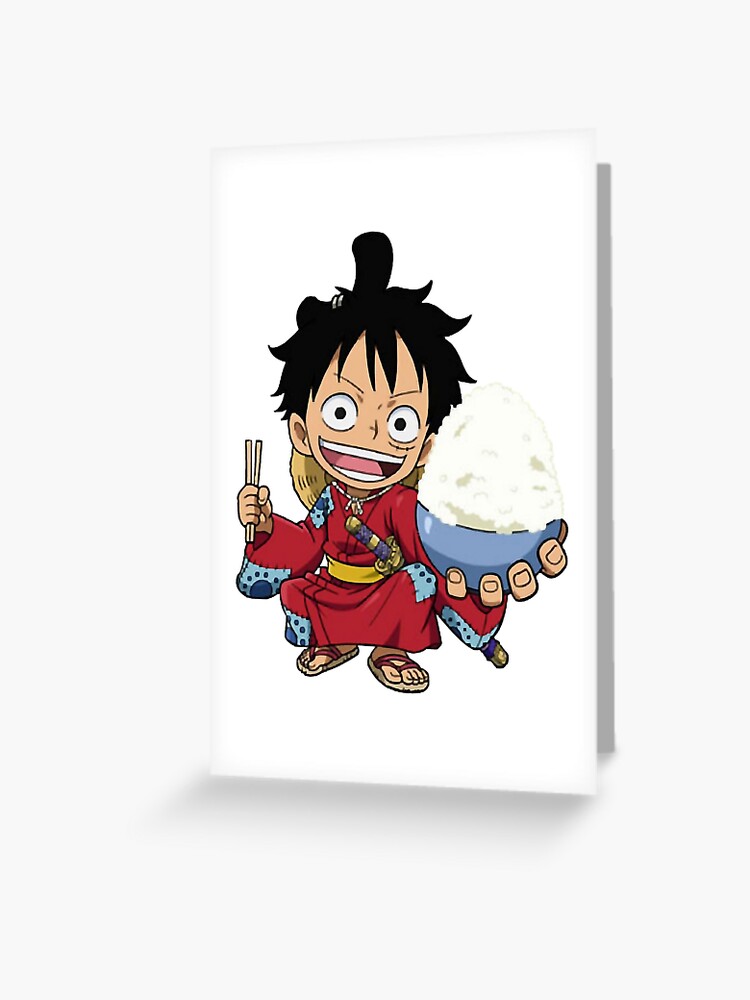 Chibi Wano Luffy | Greeting Card