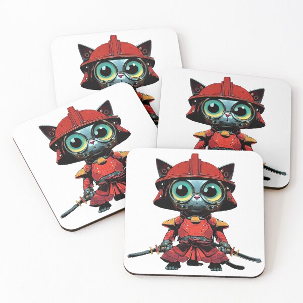 Item preview, Robo-Cat Samurai! designed and sold by kukamatsu.