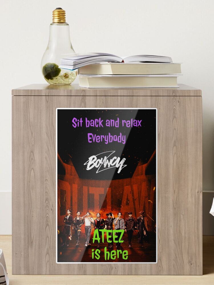 Ateez Bouncy Bias Glossy Vinyl Stickers