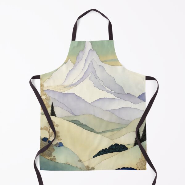 Item preview, Landscape of mountains with fir trees designed and sold by AndreTonich.
