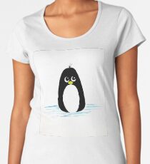 Penguin Cartoon Women's Premium T-Shirt