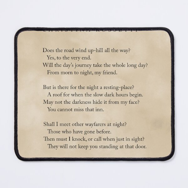 Item preview, Up-Hill - Christina Rossetti Poem - Literature - Typography Print 2 - Vintage designed and sold by Studio Grafiikka.
