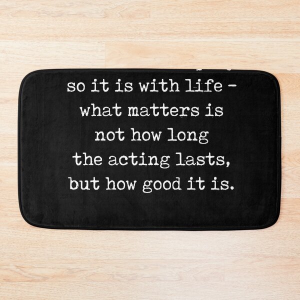 Item preview, As it is with a play - Seneca Quote - Literature - Typewriter Print - Black designed and sold by Studio Grafiikka.