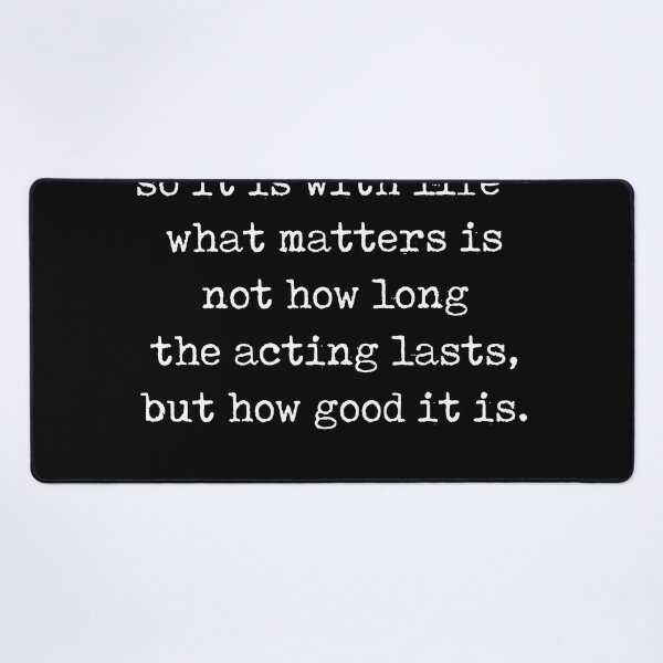 Item preview, As it is with a play - Seneca Quote - Literature - Typewriter Print - Black designed and sold by Studio Grafiikka.