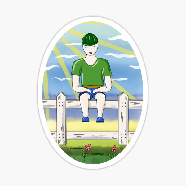 At Peace Sticker