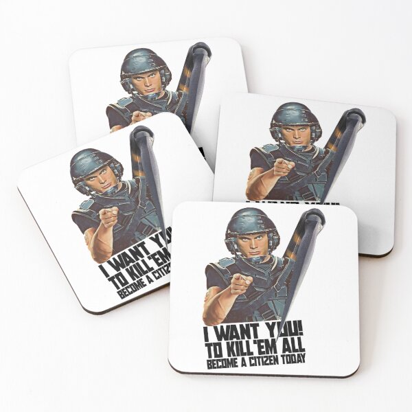 Item preview, I want you to Kill 'em all Starship Troopers   designed and sold by AshleeSimpson.