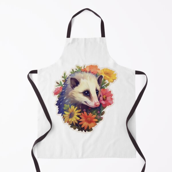 Item preview, Opossum in flowers designed and sold by CrittersHub.