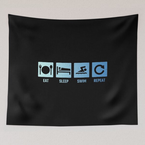 Item preview, funny swimming quote swimming quotes designed and sold by WangsArt.