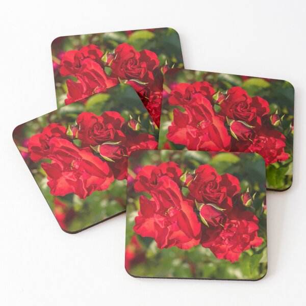 Item preview, Scarlet Cluster of Sweetly Smelling Red Roses designed and sold by Georgia Mizuleva.