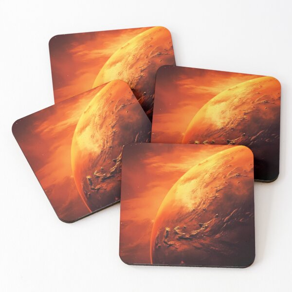 Item preview, Orange Planet #1-Cell phone case print on demand digital art designed and sold by Powercat Graphic Arts.