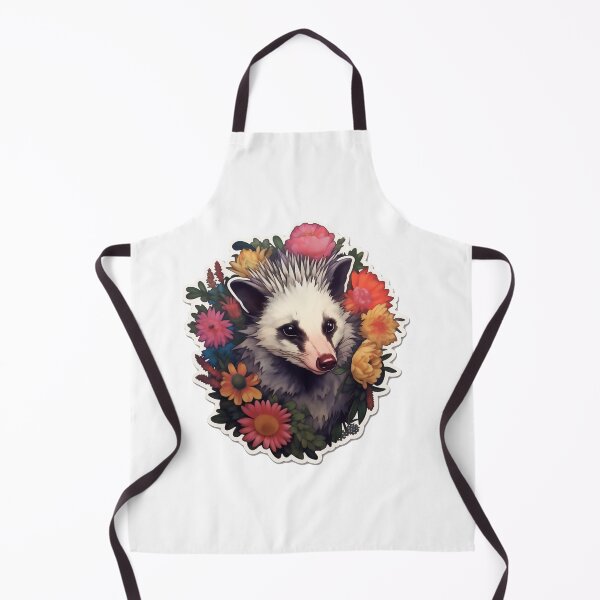 Item preview, Opossum in flowers designed and sold by CrittersHub.