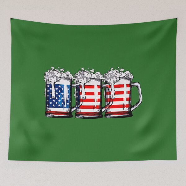 Item preview, Beer American Flag 	 4th of July 	 	 Merica USA Premium 		 designed and sold by rnuiieye66.