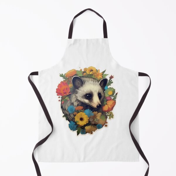 Item preview, Opossum in flowers designed and sold by CrittersHub.