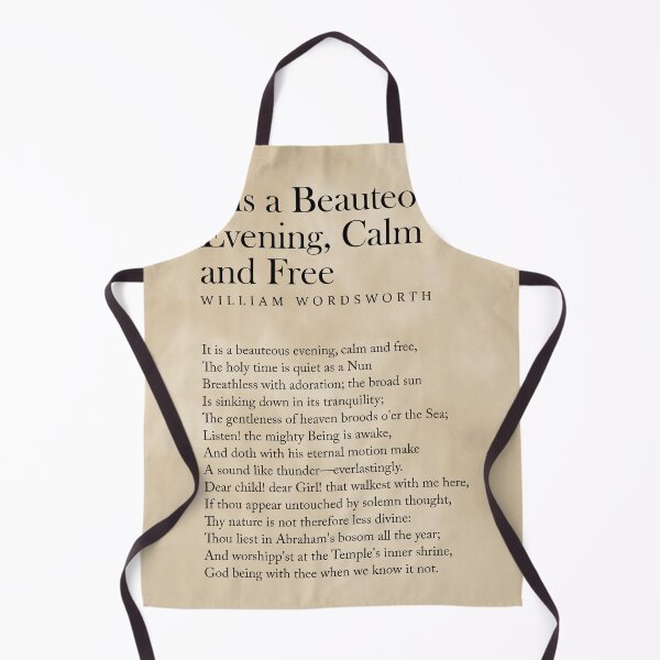 Artikelvorschau, It is a Beauteous Evening - William Wordsworth Poem - Literature - Typography Print 1 - Vintage entworfen und verkauft von Studio Grafiikka.