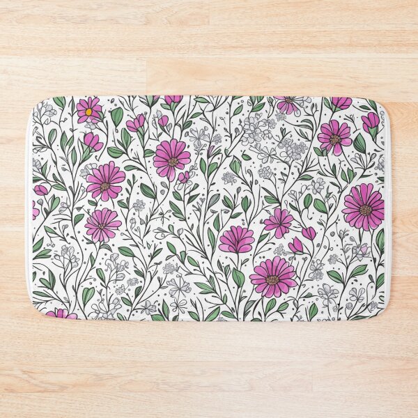 Item preview, seamless violet flower aesthetic pattern designed and sold by sreenandhan.