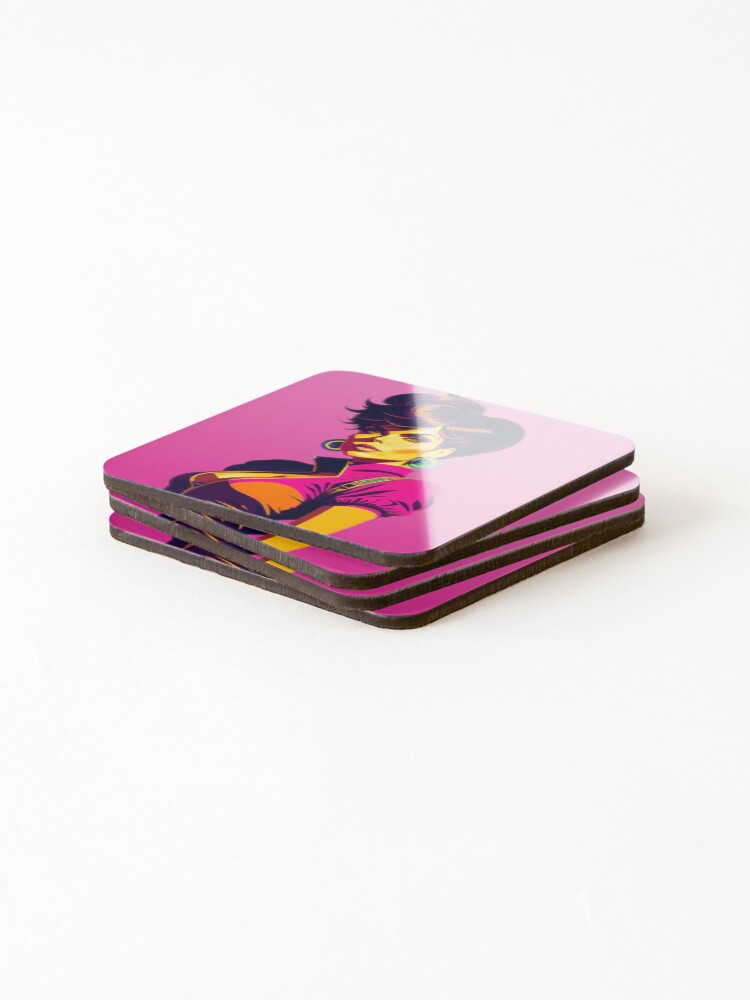 Thumbnail 4 of 5, Coasters (Set of 4), Lisa Rinna designed and sold by ArtFactoryAI.