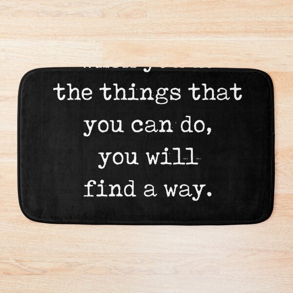 Item preview, A A Milne Quote 08 - You will find a way - Literature - Typewriter Print - Black designed and sold by Studio Grafiikka.