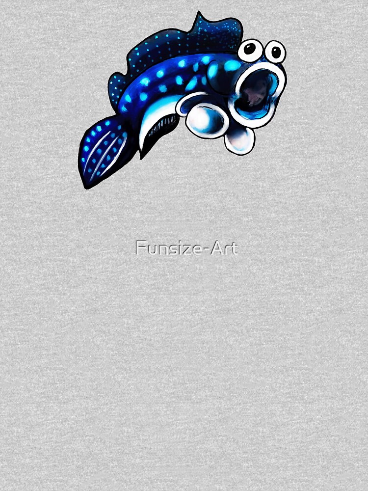 Mudskipper fish acrylic painting Lightweight Hoodie for Sale by  Funsize-Art
