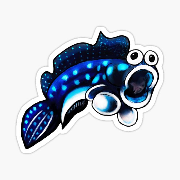 Small Marine Fish Stickers for Sale