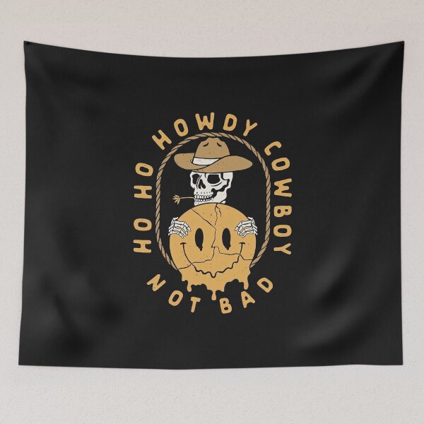 Item preview, Cowboy Skeleton,Howdy Cowboy, Skeleton With Cowboy Hat designed and sold by graphic-genie.