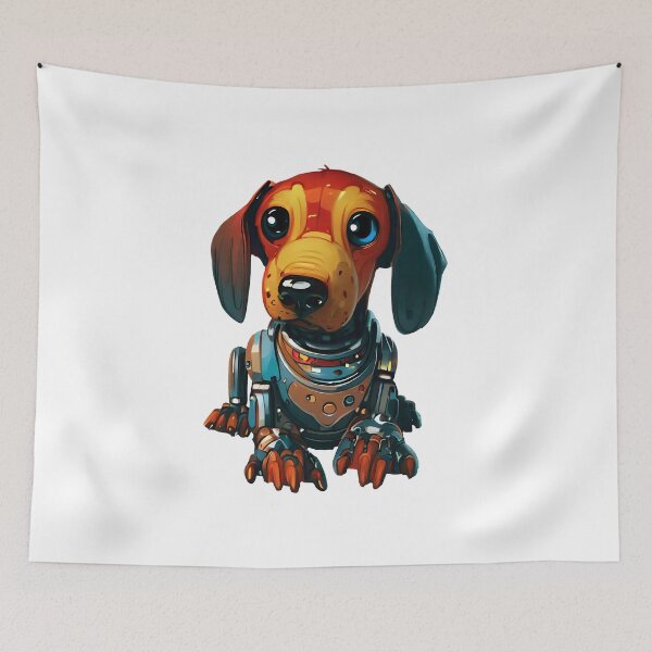 Item preview, Robo-Dachshund! designed and sold by kukamatsu.