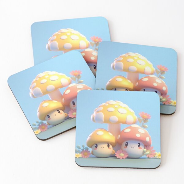 Item preview, Kawaii Mushroom Friends designed and sold by duke818.