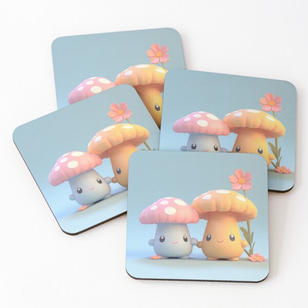 Item preview, Kawaii Mushroom Friends designed and sold by duke818.