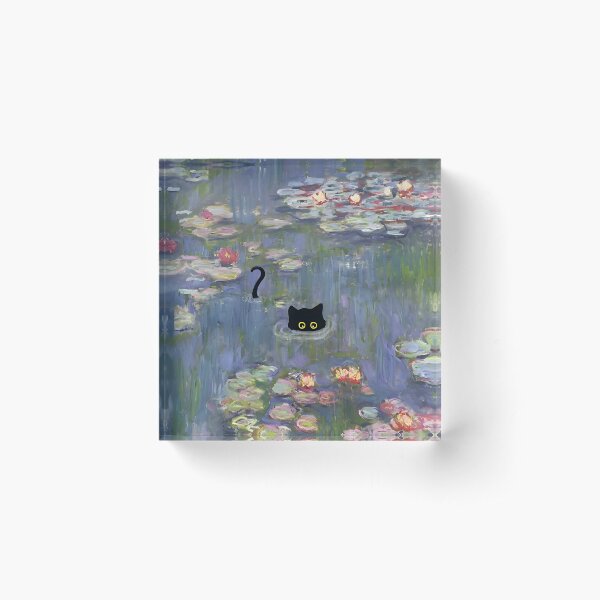 Item preview, Cat Monet Waterlily designed and sold by outdoorway.