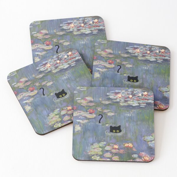 Item preview, Cat Monet Waterlily designed and sold by outdoorway.