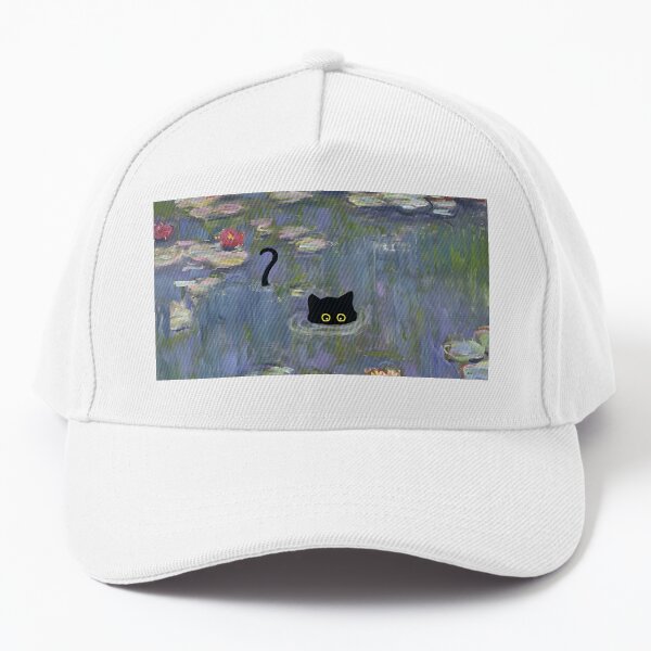 Vista previa del artículo con la obra «Gato Monet Nenúfar», diseñado y vendido por outdoorway.