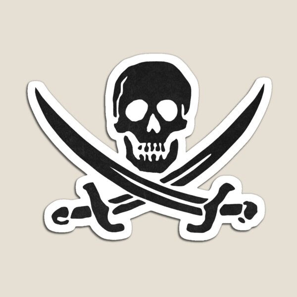 Artikel-Vorschau von Jolly Roger schwarz, designt und verkauft von lisabubbles.