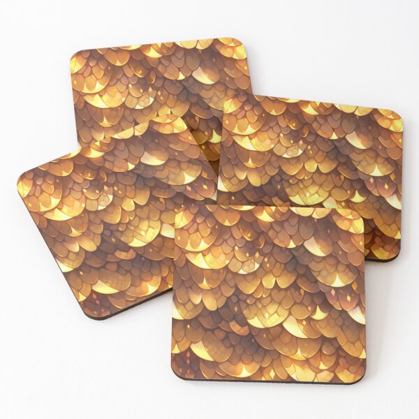 Item preview, Gold dragon scales pattern, designed and sold by HydraDreams.