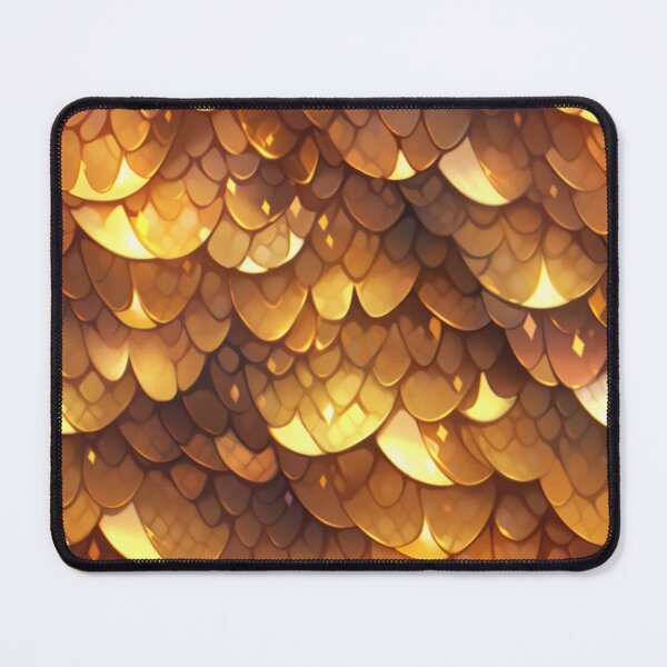 Artikelvorschau, Gold dragon scales pattern, entworfen und verkauft von HydraDreams.