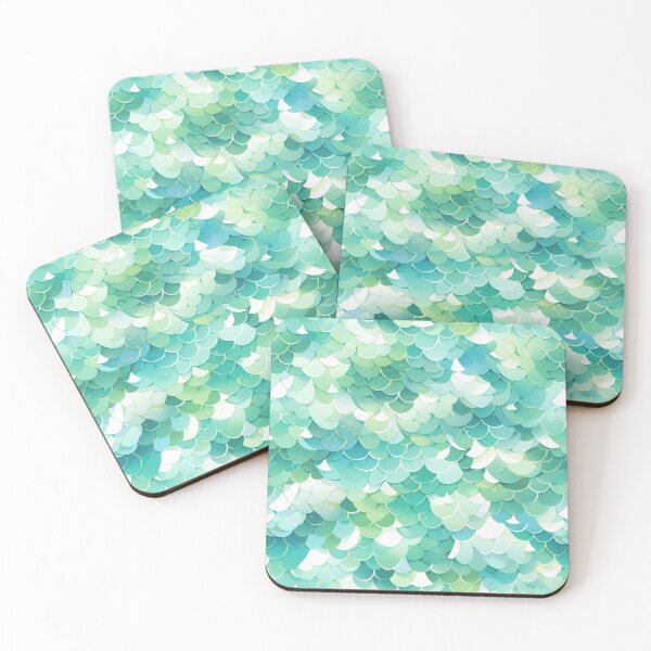 Item preview, Mint dragon scales pattern, designed and sold by HydraDreams.