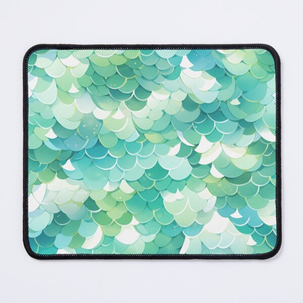 Artikelvorschau, Mint dragon scales pattern, entworfen und verkauft von HydraDreams.