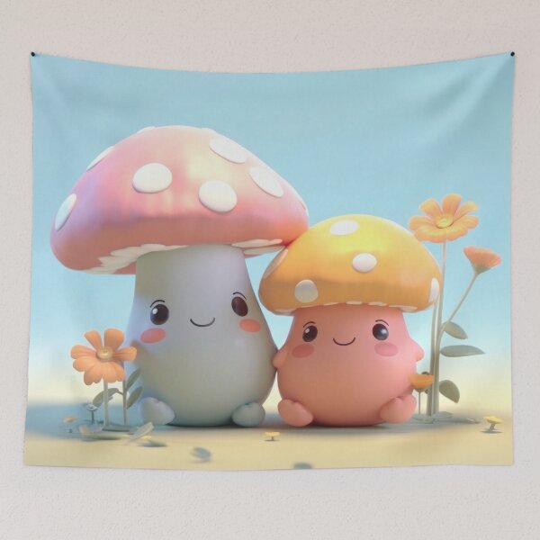 Item preview, Kawaii Mushroom Friends designed and sold by duke818.
