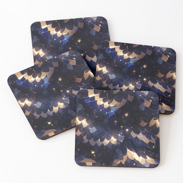 Item preview, Starie night dragon scales pattern, designed and sold by HydraDreams.
