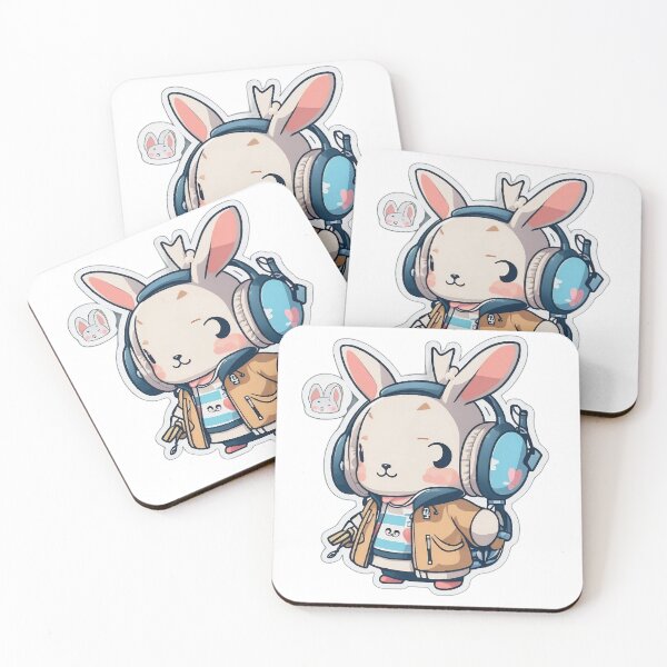 Item preview, Cool bunny with yellow jacket designed and sold by FFixation.