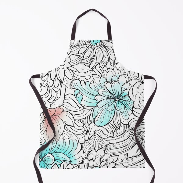 Item preview, Intricate Lineart Blooms Floral Pattern Peonies designed and sold by Lap-lab.