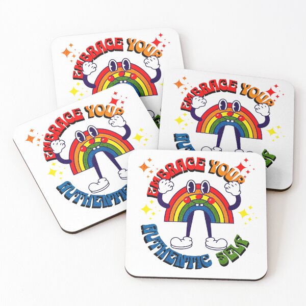 Item preview, Rainbow Delight: Vintage Cute Mascot Design for Joyful Days designed and sold by WilDigitalFinds.