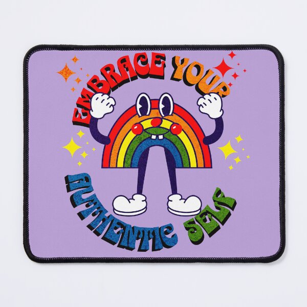 Item preview, Rainbow Delight: Vintage Cute Mascot Design for Joyful Days designed and sold by WilDigitalFinds.
