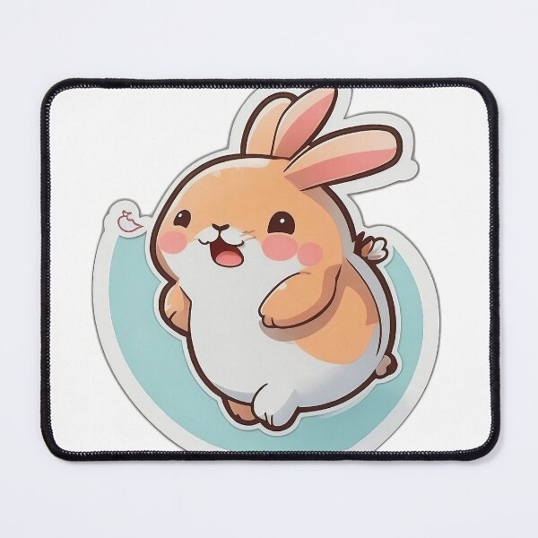 Item preview, Cute little orange rabbit designed and sold by FFixation.