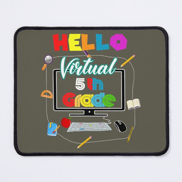 Item preview, Hello Virtual 5Th Grade Back To School Online Teaching  	 designed and sold by hhrrpdehum80.