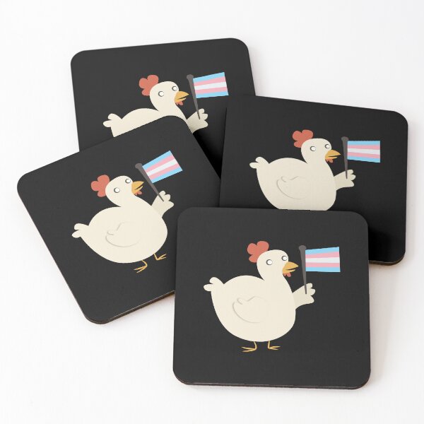 Item preview, trans pride flag chicken designed and sold by plotDriving-NPC.