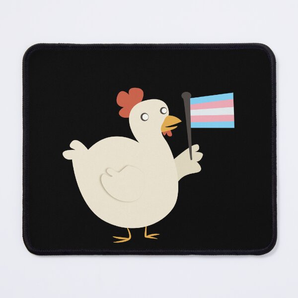 Item preview, trans pride flag chicken designed and sold by plotDriving-NPC.