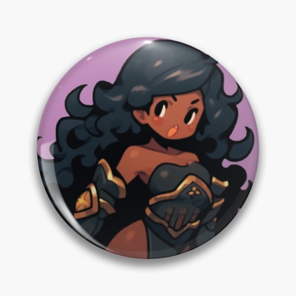 Item preview, Black Haired Girl In A Gilded Black Oufit designed and sold by SnackyChunk.