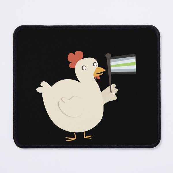 Item preview, agender pride flag chicken designed and sold by plotDriving-NPC.