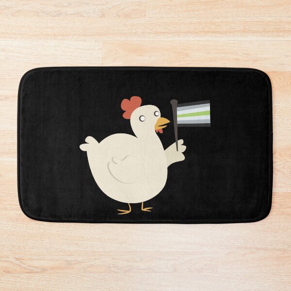 Item preview, agender pride flag chicken designed and sold by plotDriving-NPC.