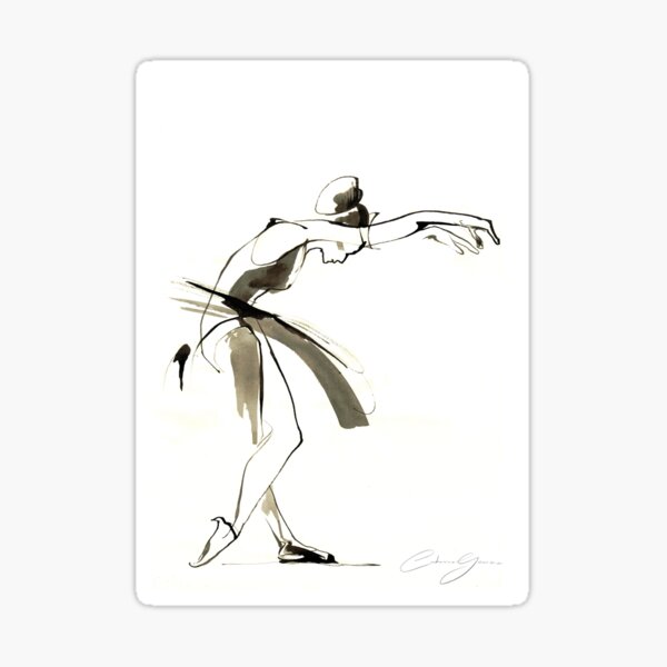 Dance Drawing Sticker